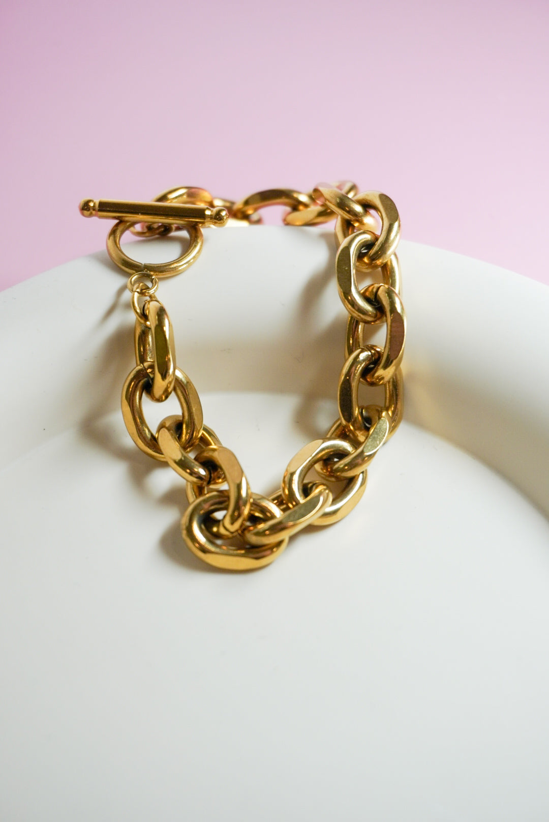 Pulsera Chunky dorada