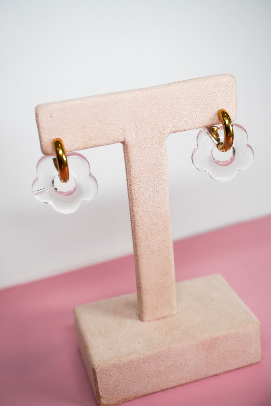 Aretes transparentes