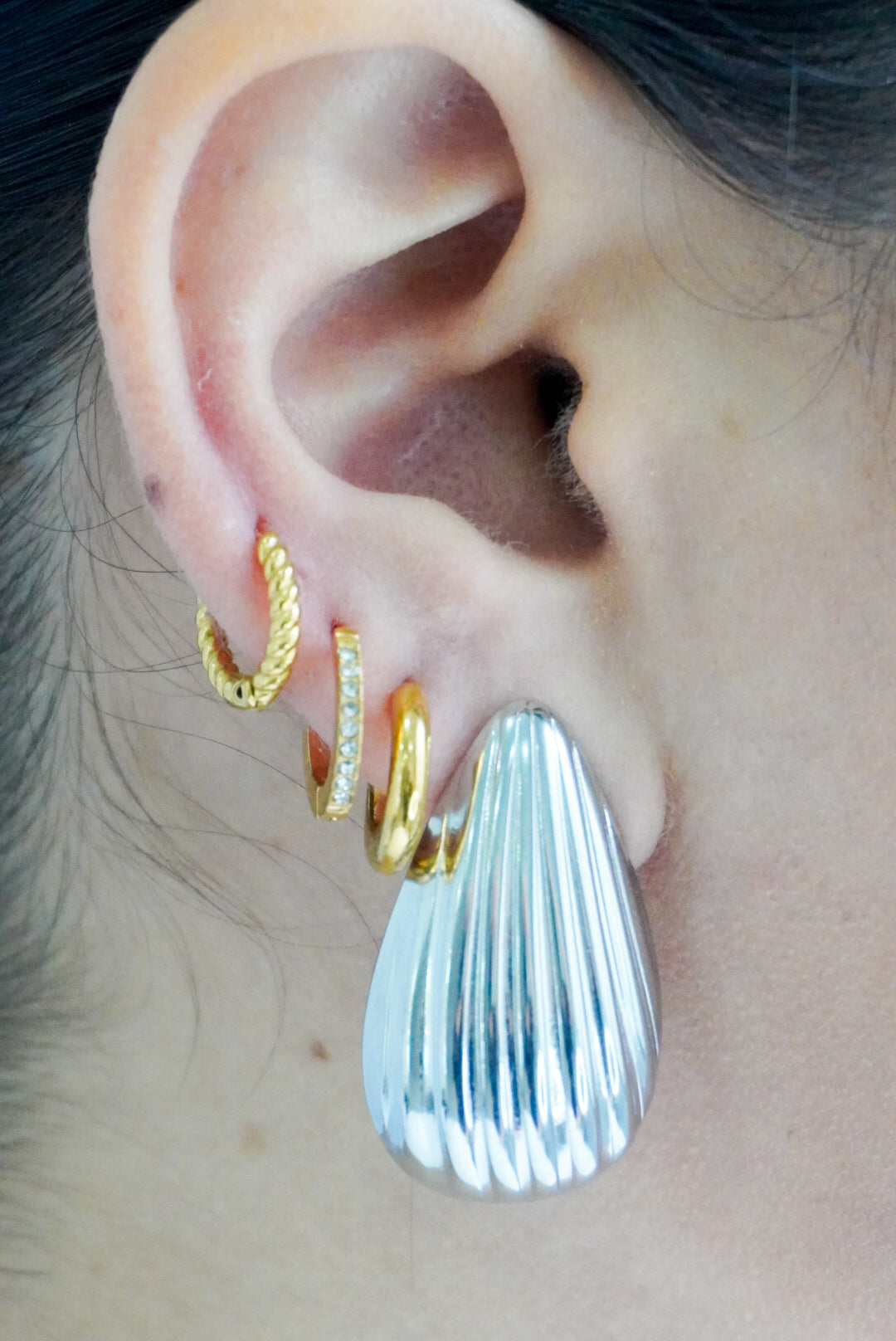 Aretes Eva Plata