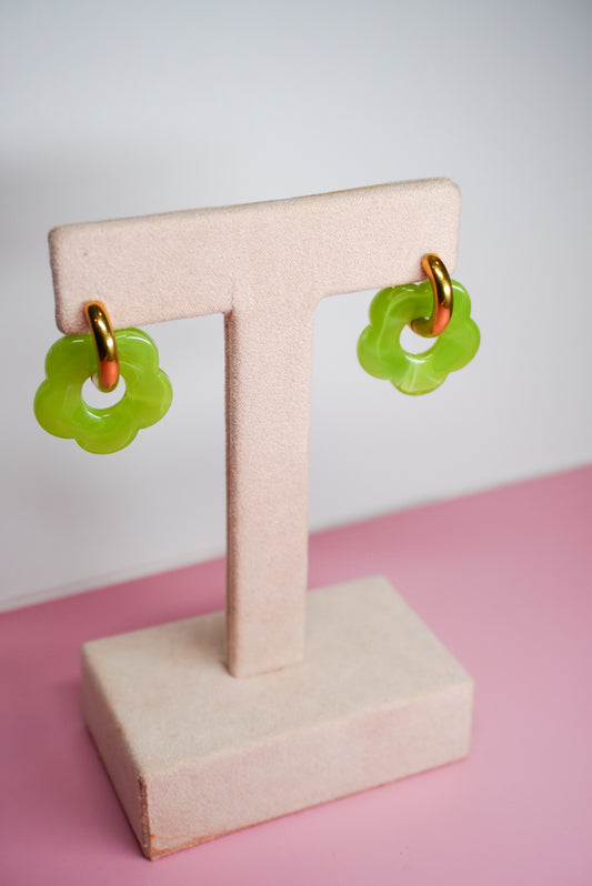 Aretes flor
